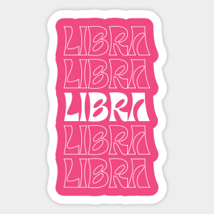 LIBRA Sticker